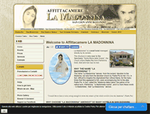 Tablet Screenshot of lamadonnina.biz